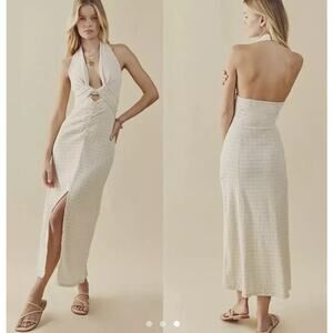 Free People Cream Maxi Dress